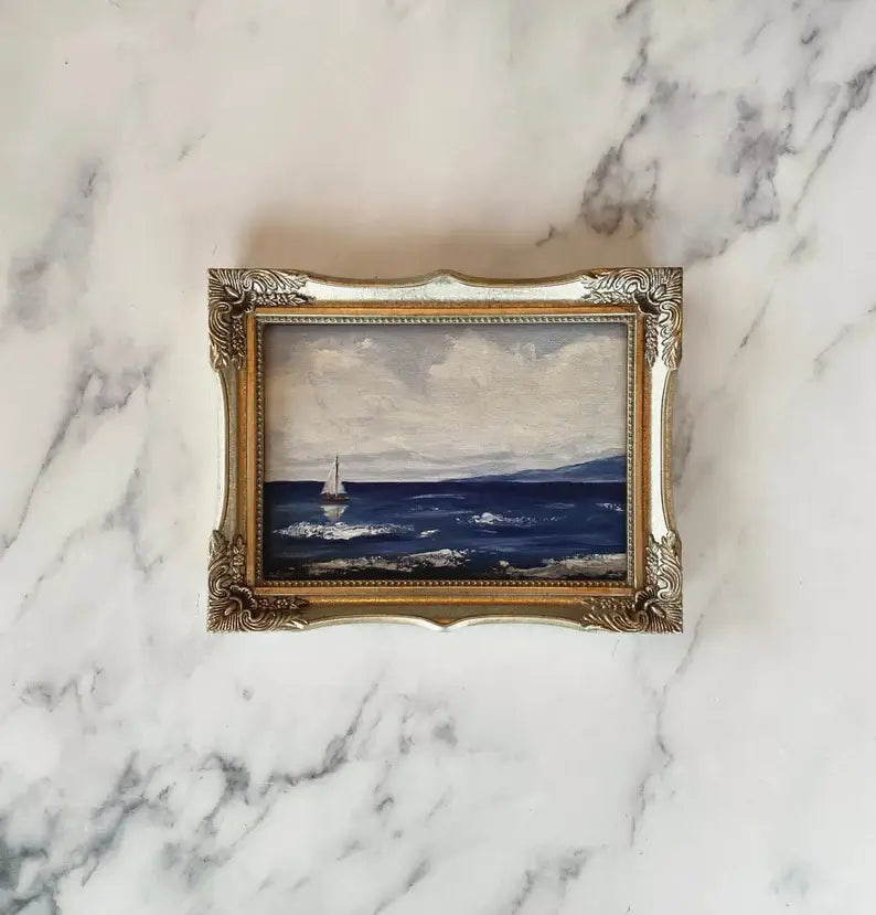 SAILBOAT #5 - Art Print 5x7(unframed)