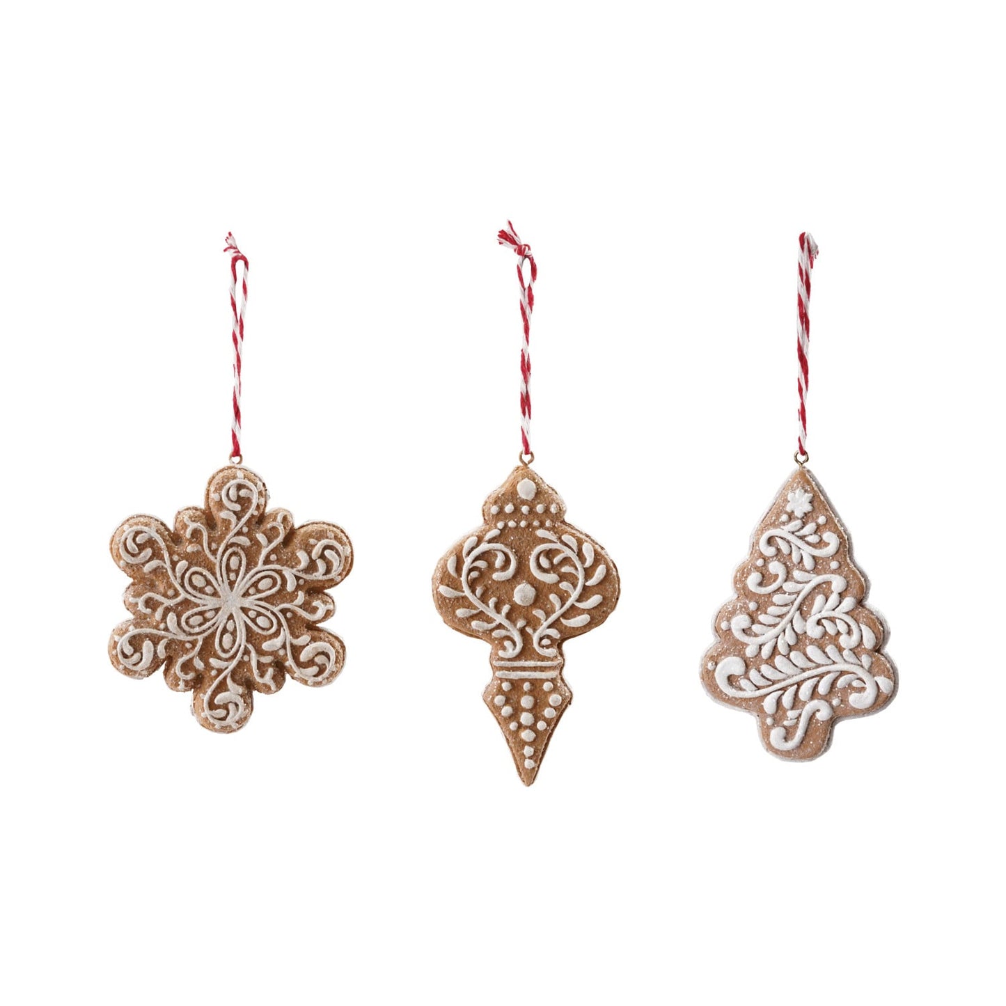 Gingerbread Cookie Ornament, Available, 3 Styles