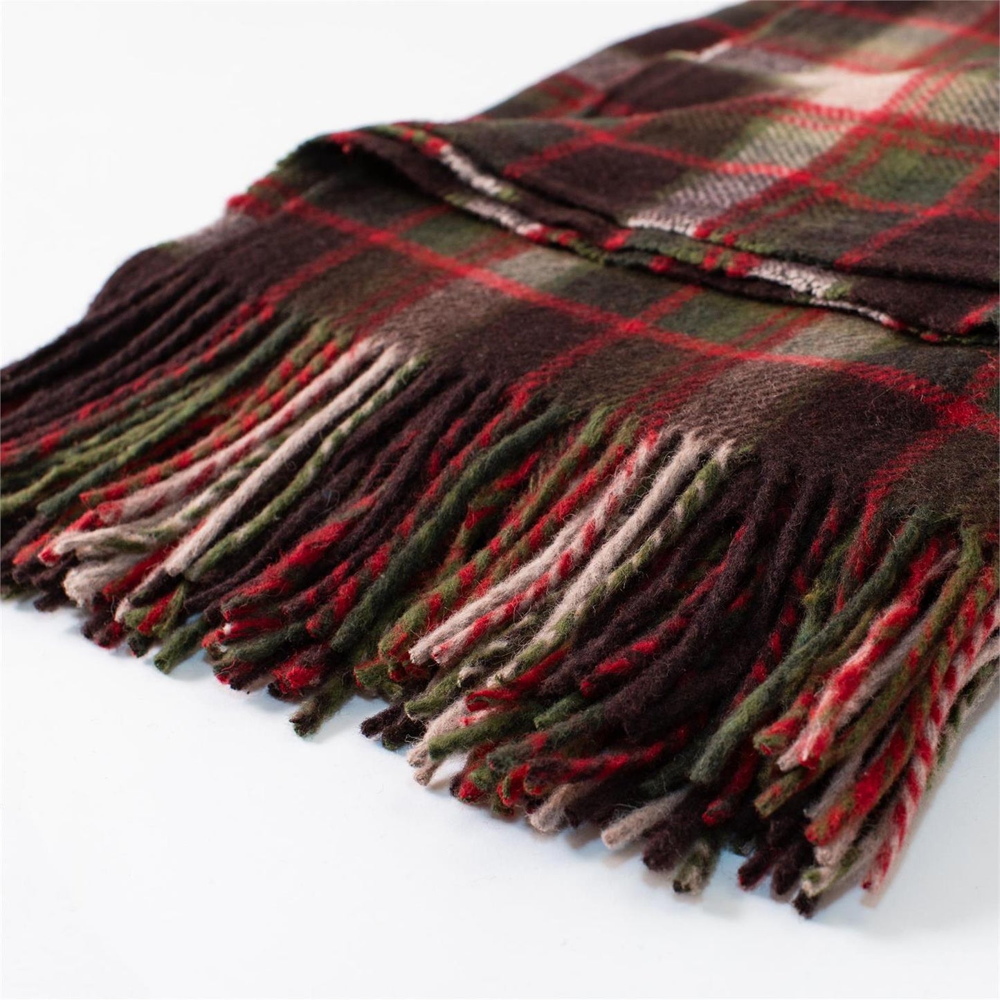 THROW - BALMORAL PLAID, FRINGED
