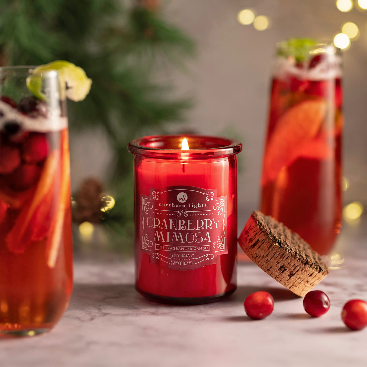 Cranberry Mimosa Candle