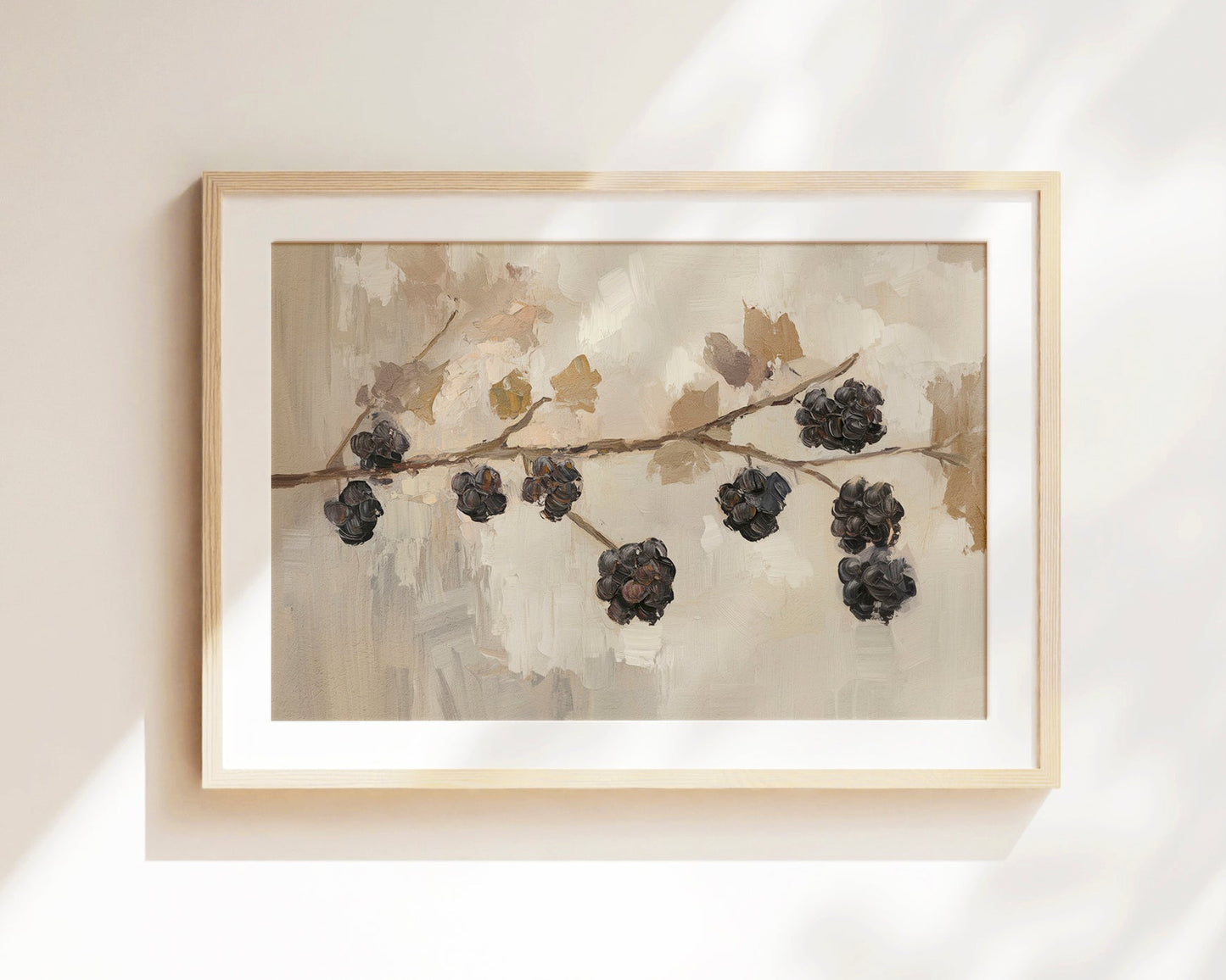 Fruit of the spirit - Blackberries print: (unframed) /5x7