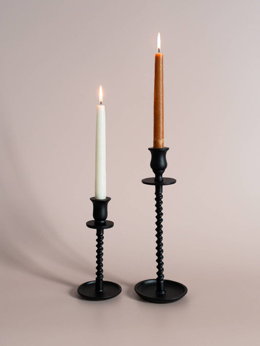 Corkscrew Taper Holder Black Large