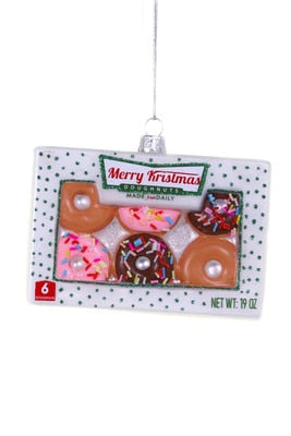 MERRY KRISTMAS DOUGHNUTS ORNAMENT