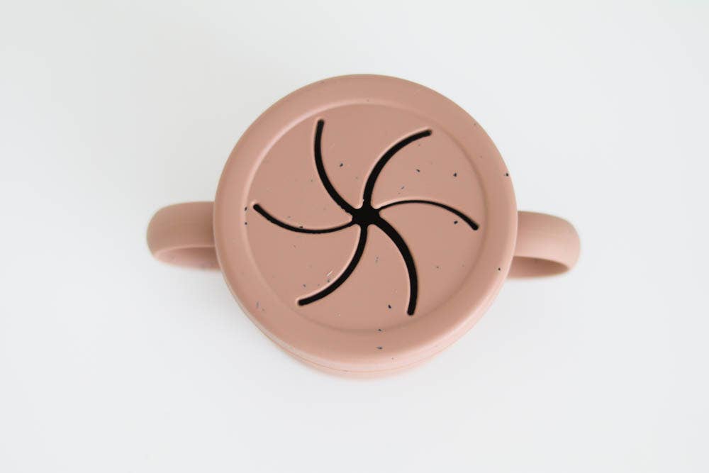 Silicone Snack Cup: Coral