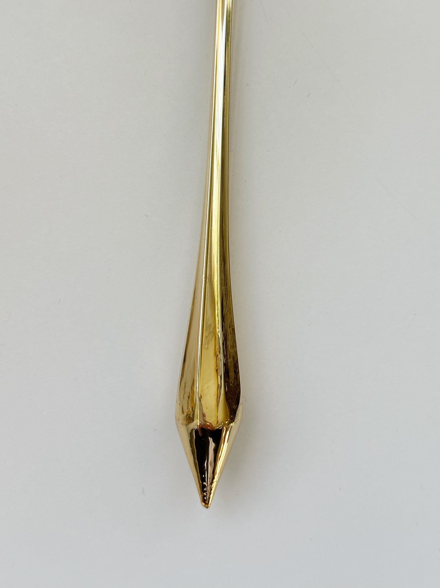 Gold Glass Icicle Ornament