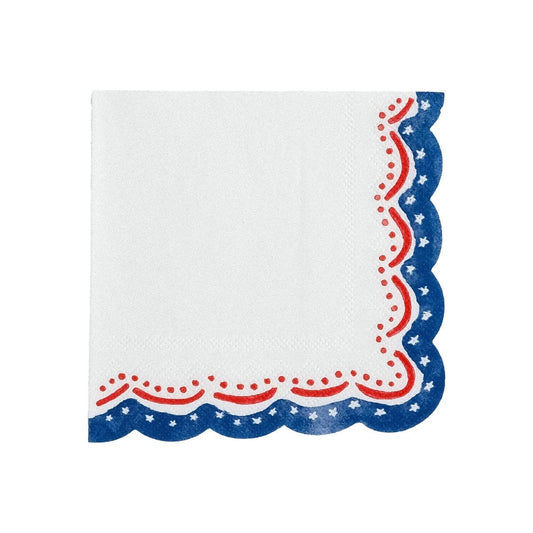 4th of July Patriotic Cocktail Napkin