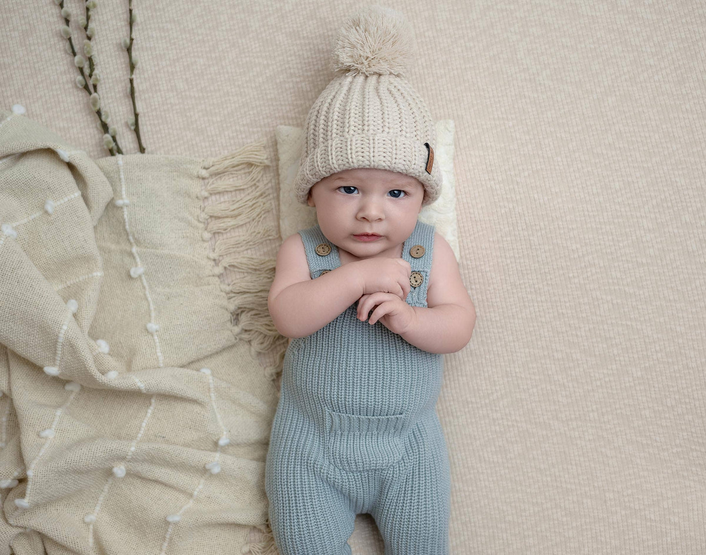 Dolly Jumper: Oatmeal / 6-12m