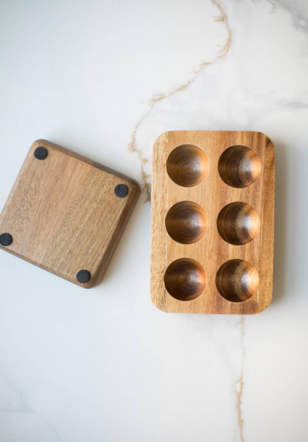 Wooden Egg Holder: 10 holes