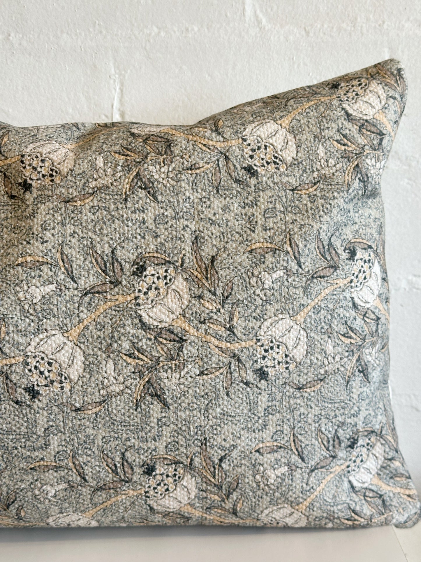 Lumber Pillow - Dusty Blue Floral