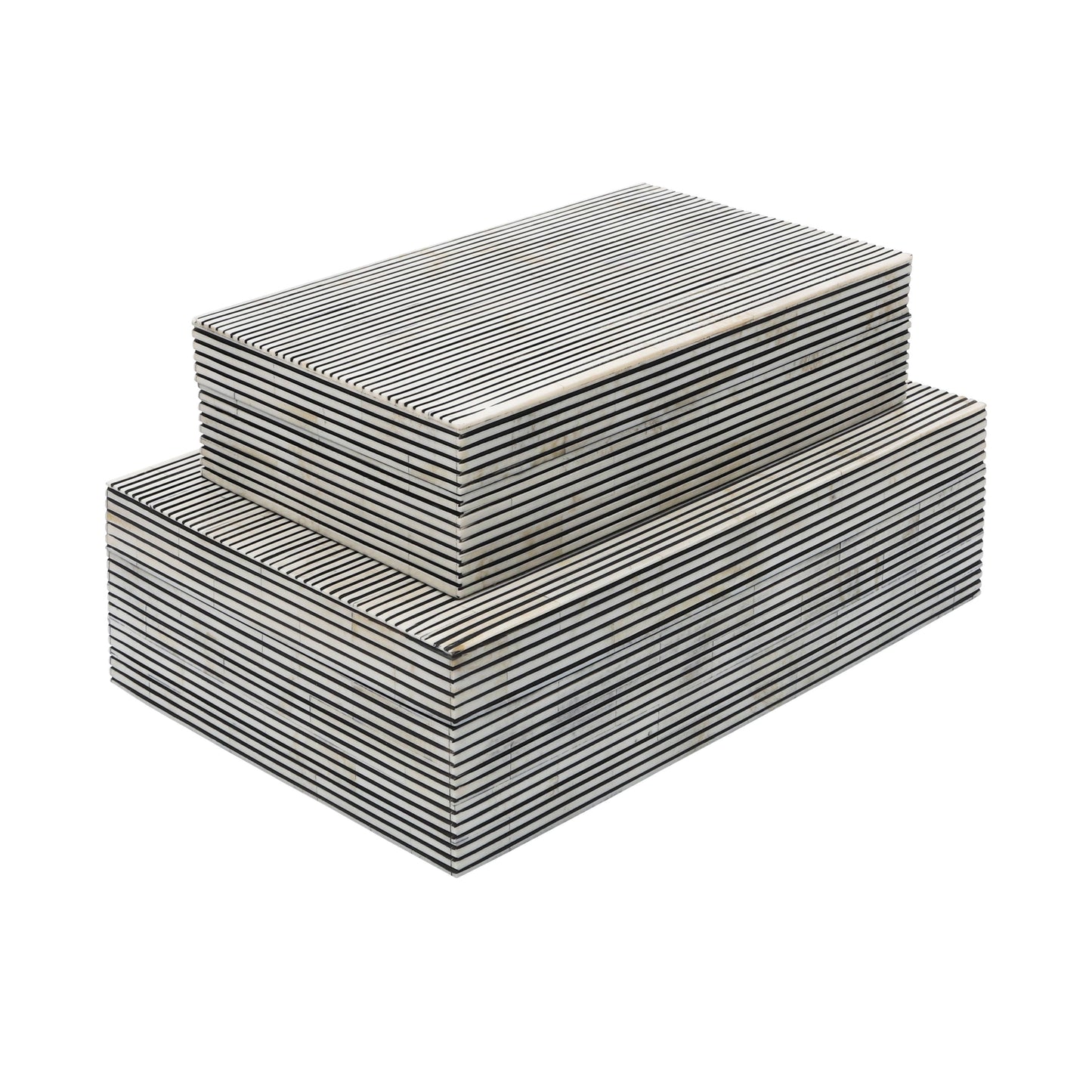 Decorative BoxBlack Resin Pinstripe