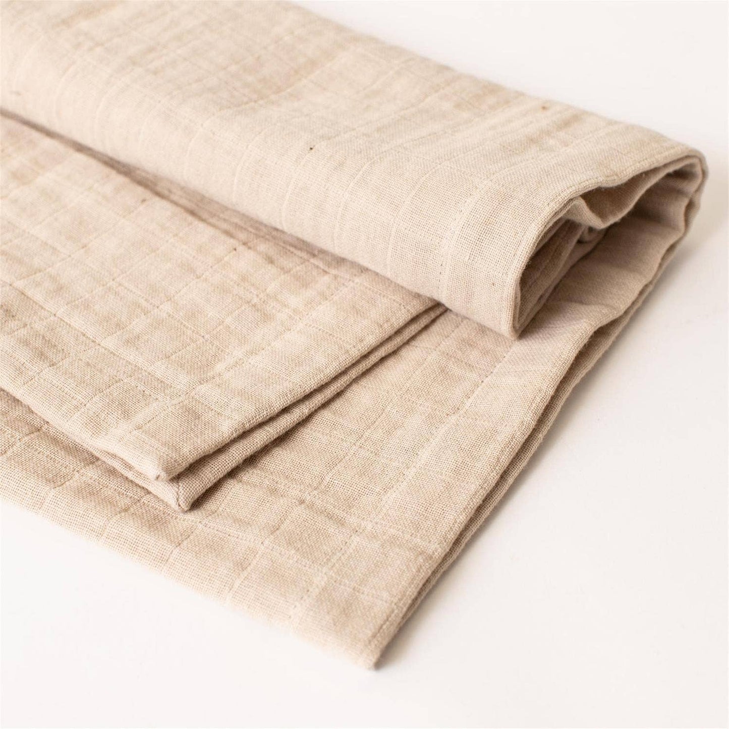 Tan Double Weave Table Runner
