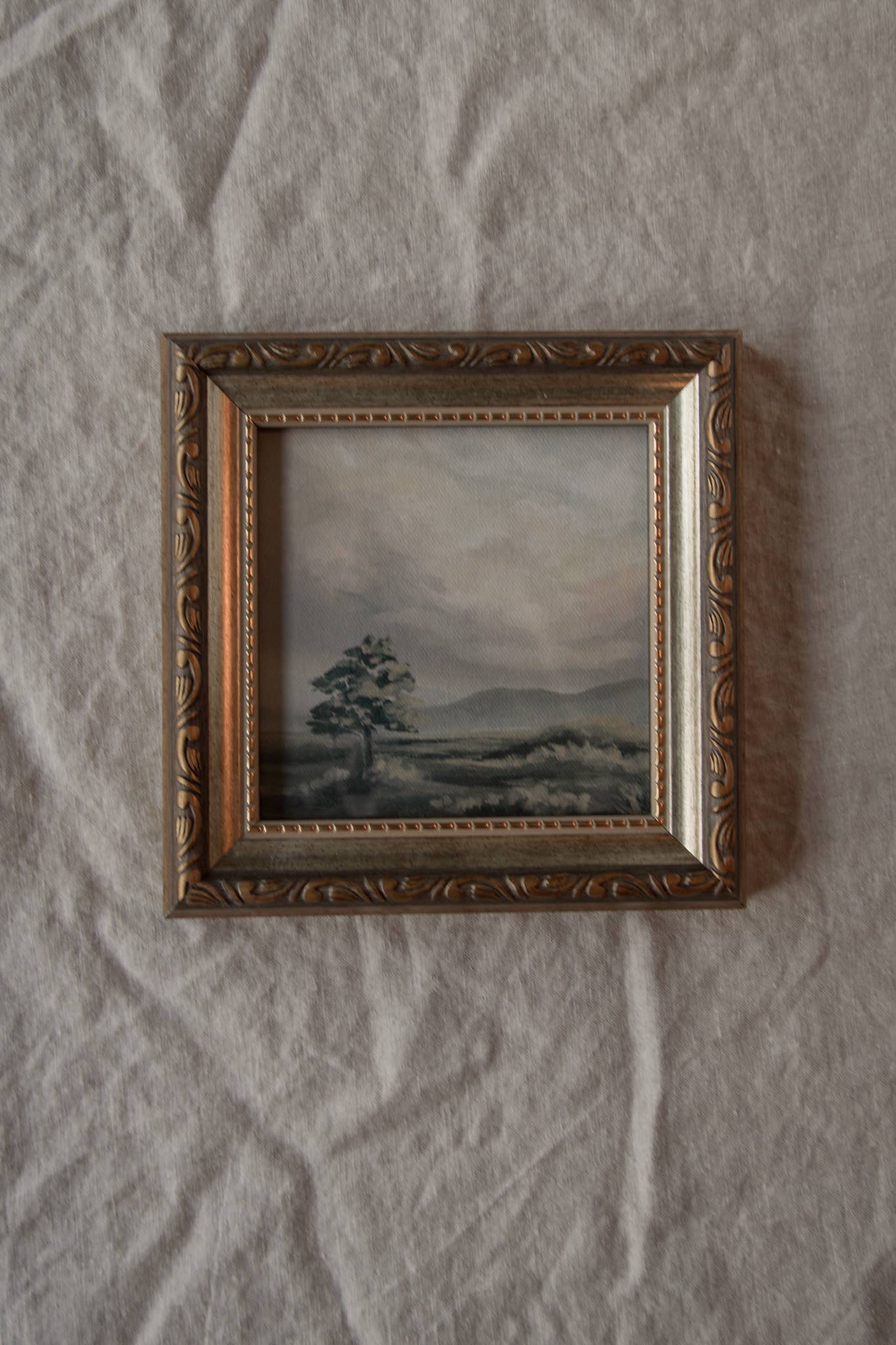Antique Style Framed Art Print-Landscape-"Idyllic"