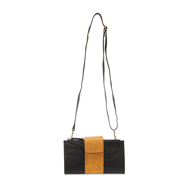 Black & Almond Camryn Colorblock Wallet Crossbody