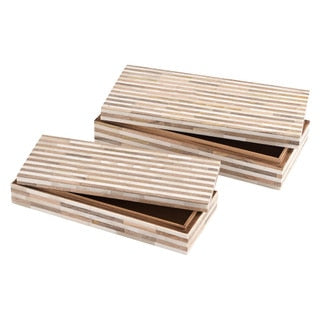 Wood & Bone Decorative Box