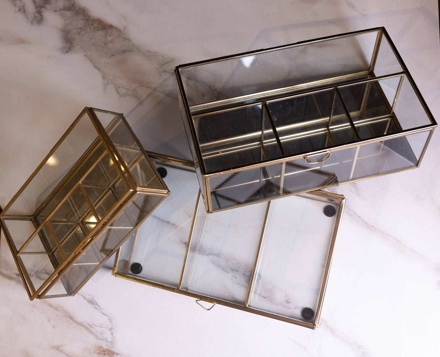 Glass Box made with Iron & Gold