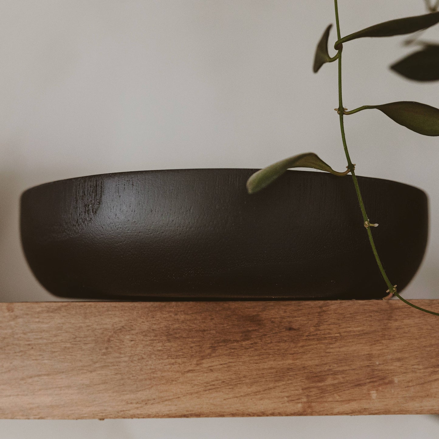 Black Decorative Wood Bowl - Home Decor & Gifts