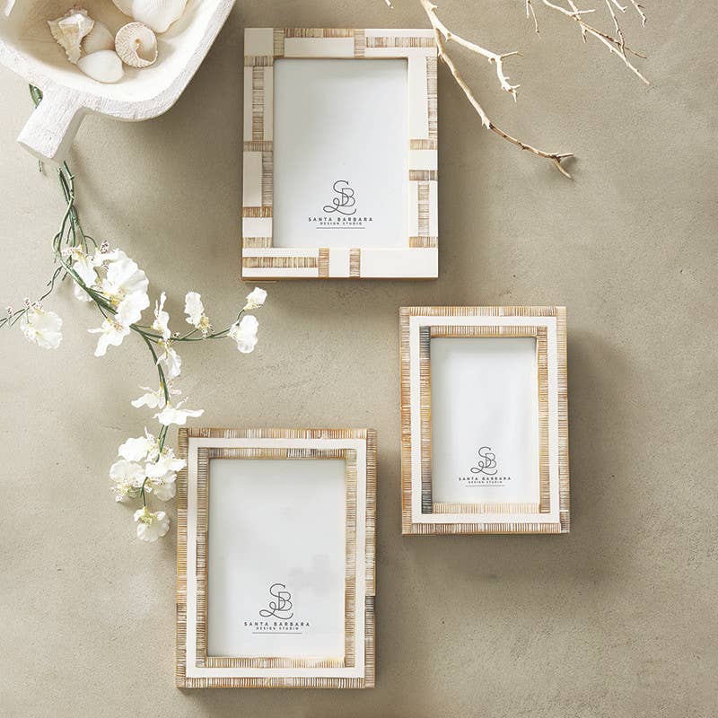White Horn Photo Frame - 5x7