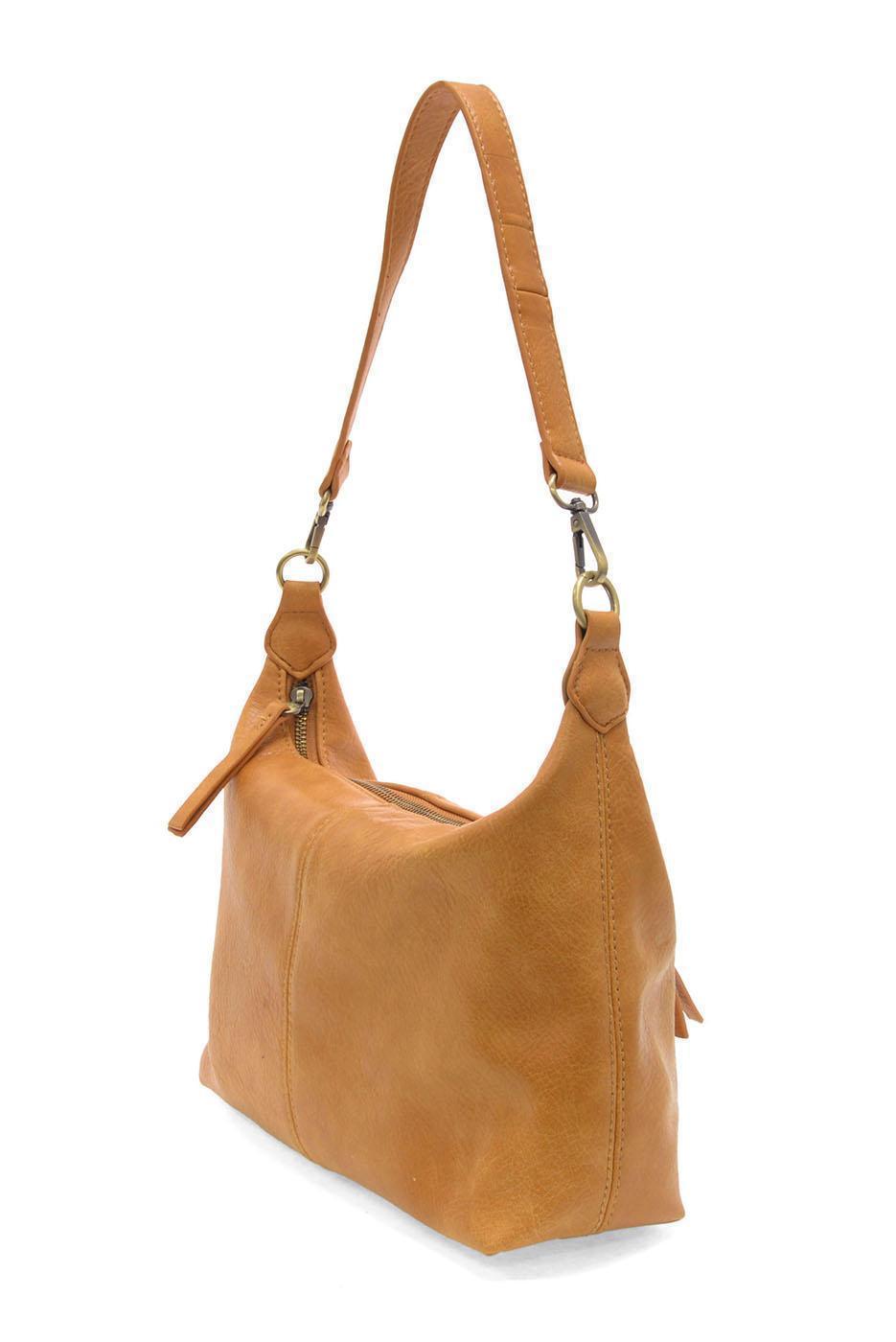 Danna Top Zip Crossbody -Camel