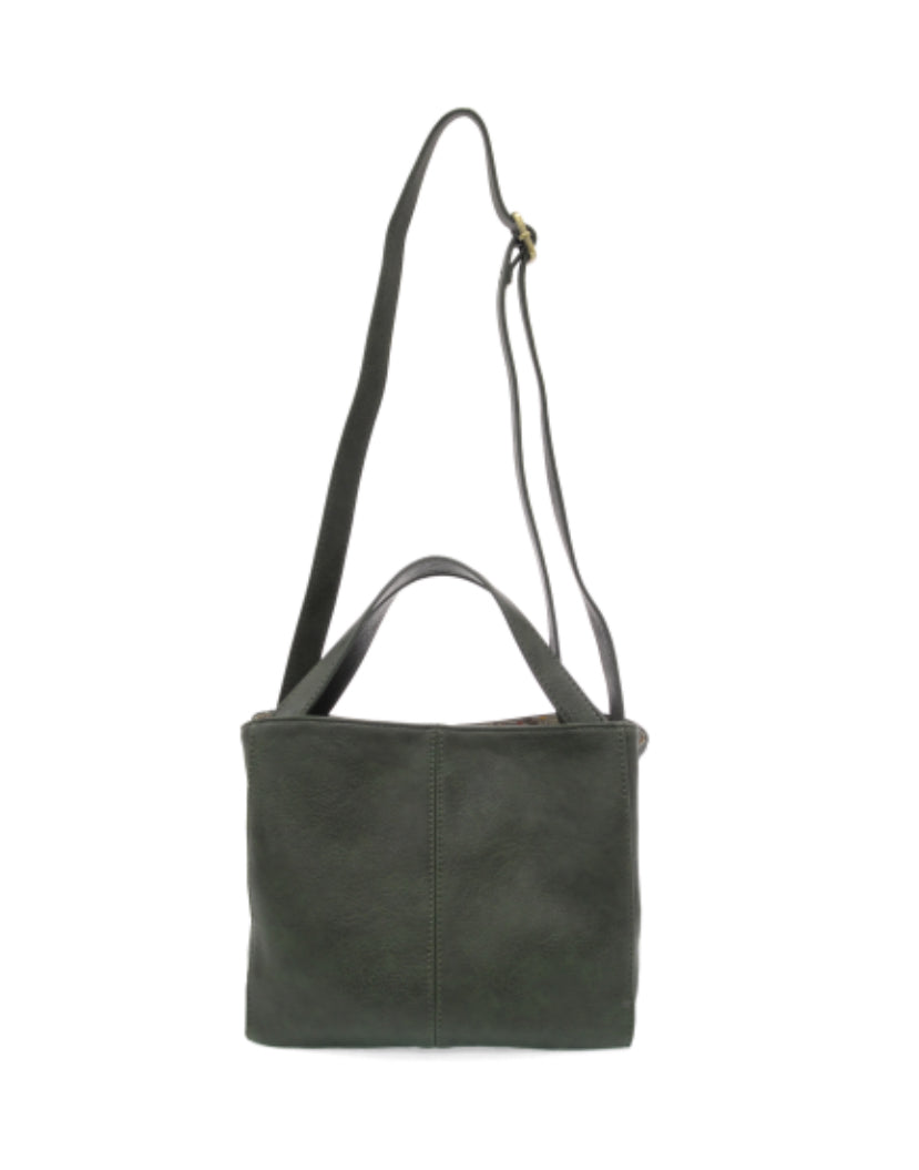 Hunter Green Brandi Convertible Crossbody Handbag