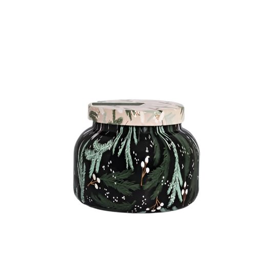 CRYSTAL PINE HOLIDAY PATTERN PLAY SIGNATURE JAR, 19 OZ