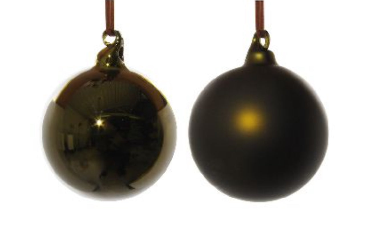 Green Glass Ball Ornament