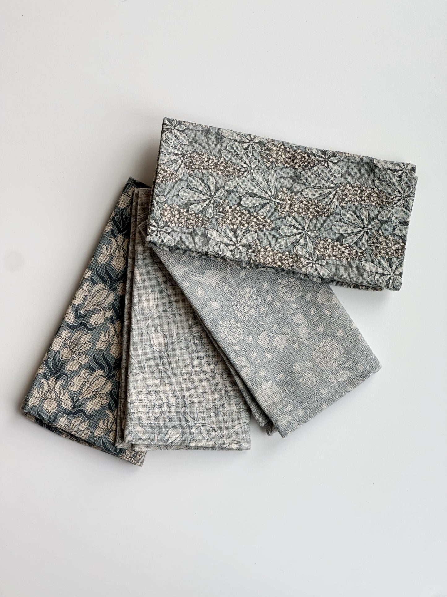 Blue Block Print Napkins