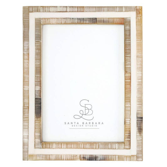 White Horn Photo Frame - 5x7