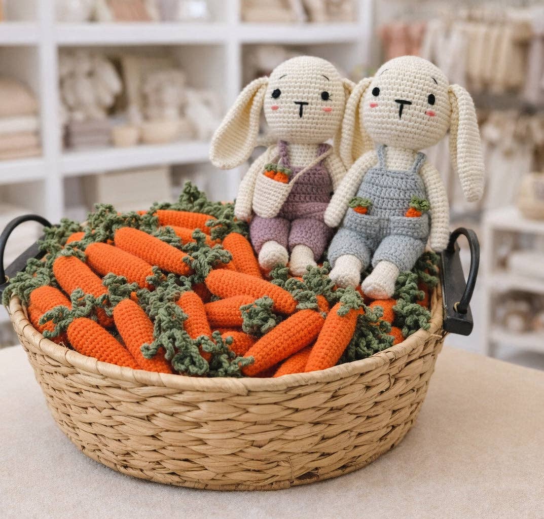 Crochet Pocket Carrots: 1 carrot