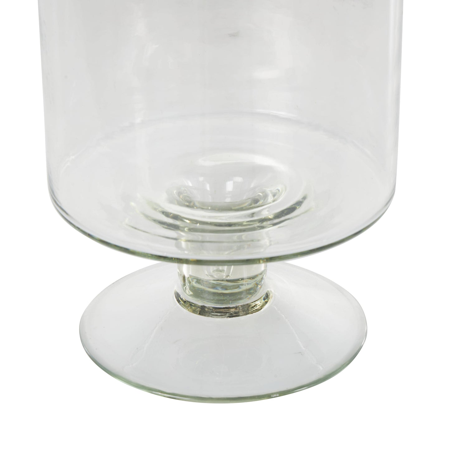 Modern Clear Glass Candle Holder
