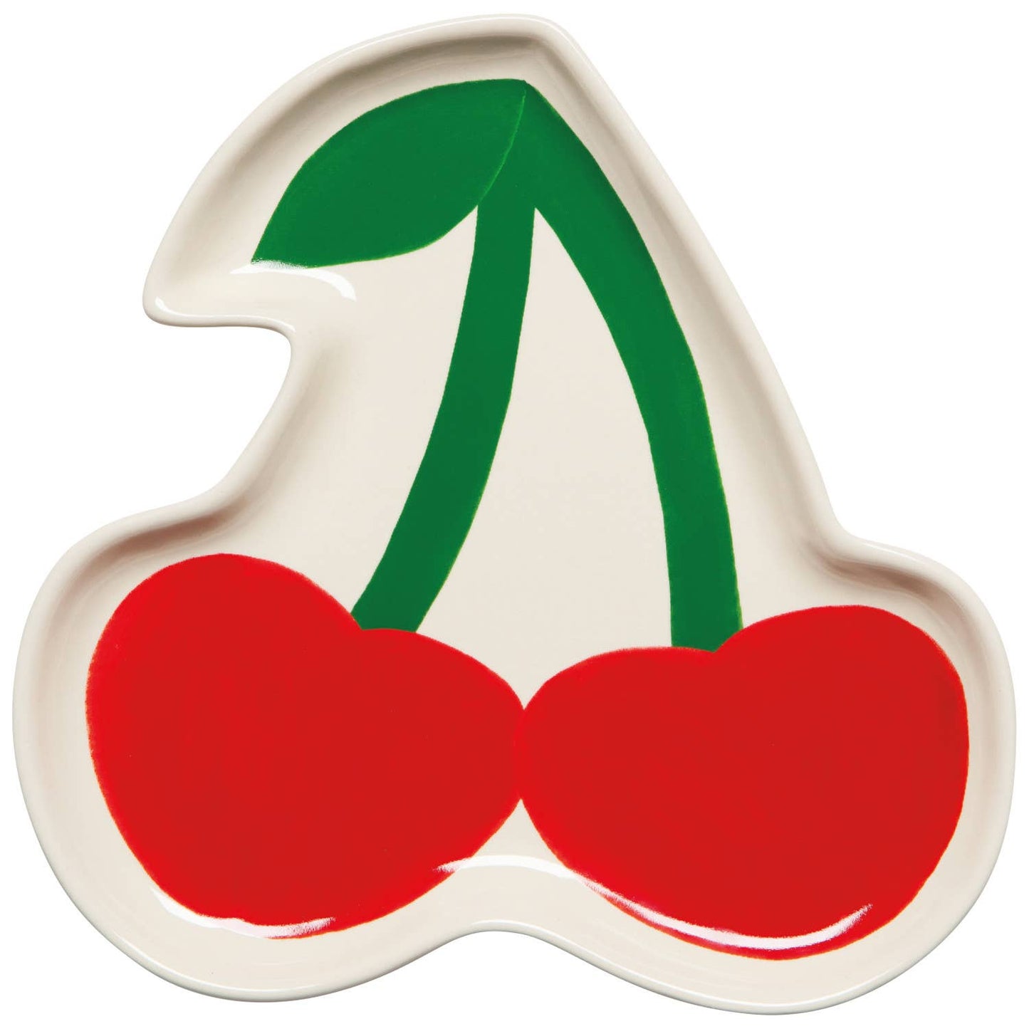 Very Cherry Shaped Dish: Red