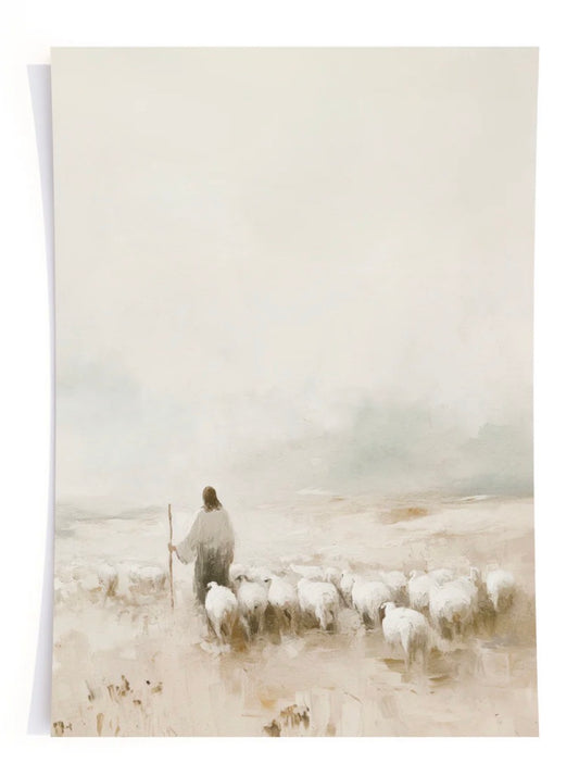 Shepherd of My Soul - 8x10 horizontal print