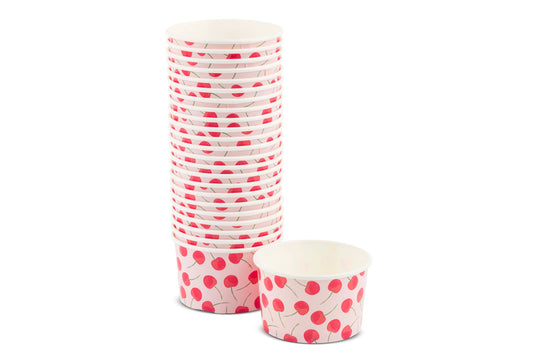 Set of 24 10oz Paper Snack Cups - Cherries