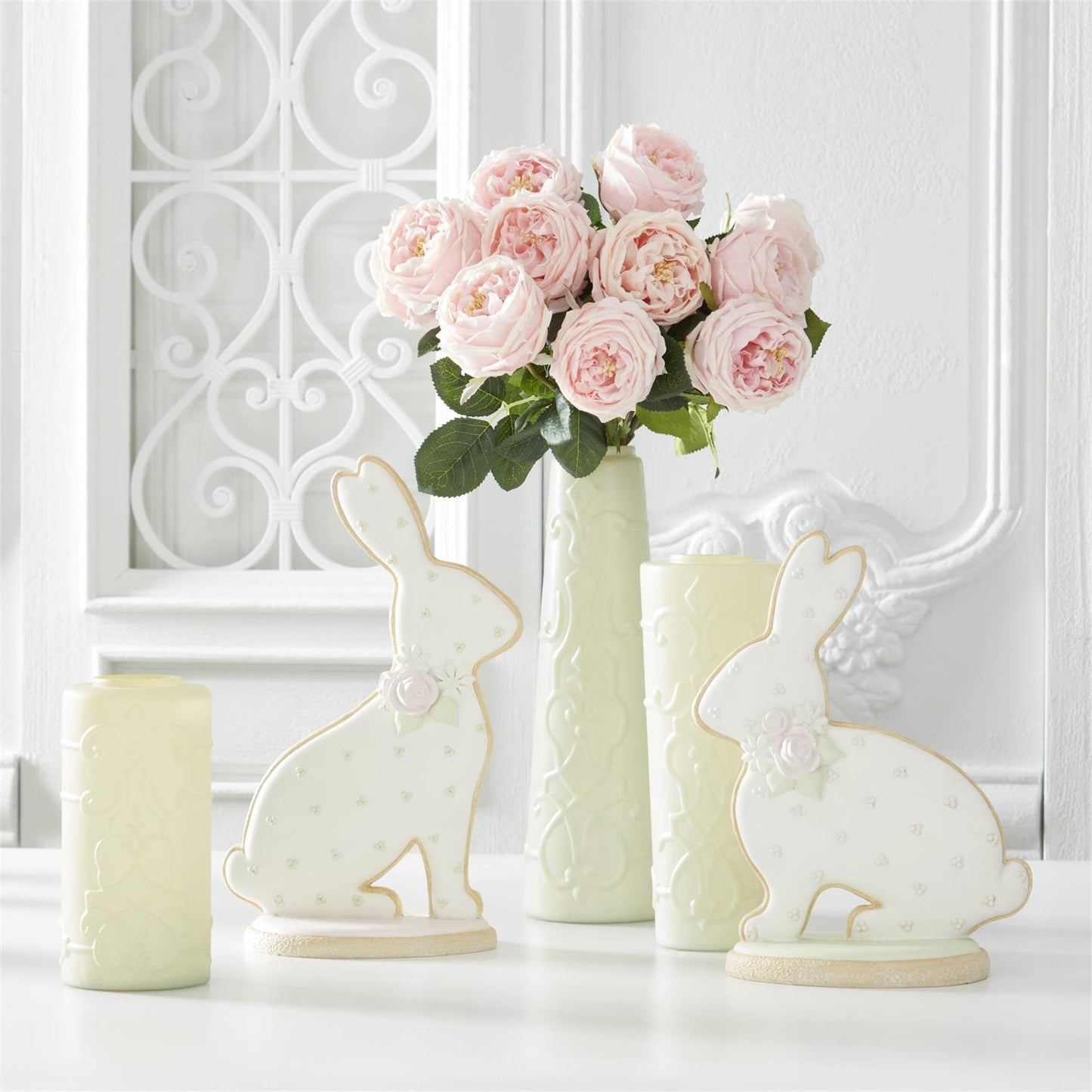LIGHT PINK REAL TOUCH AUSTIN ROSE STEM