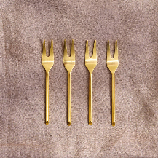 Thin Gold Small Fork