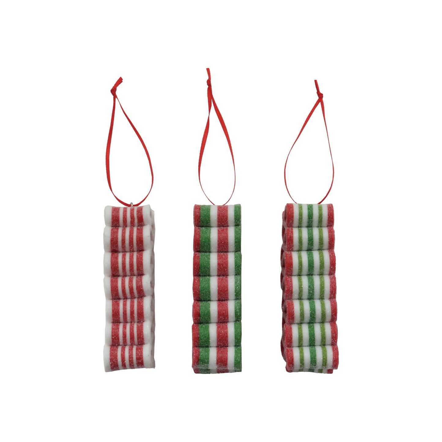 Ribbon Candy Ornament, 3 Styles Available