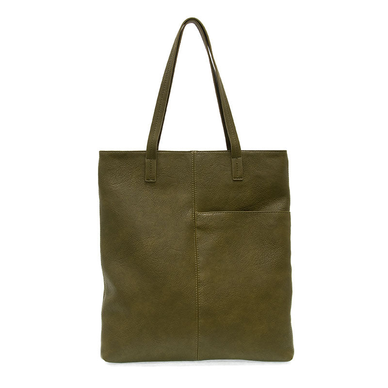 Olive Tabitha Front Slip Pocket Tote