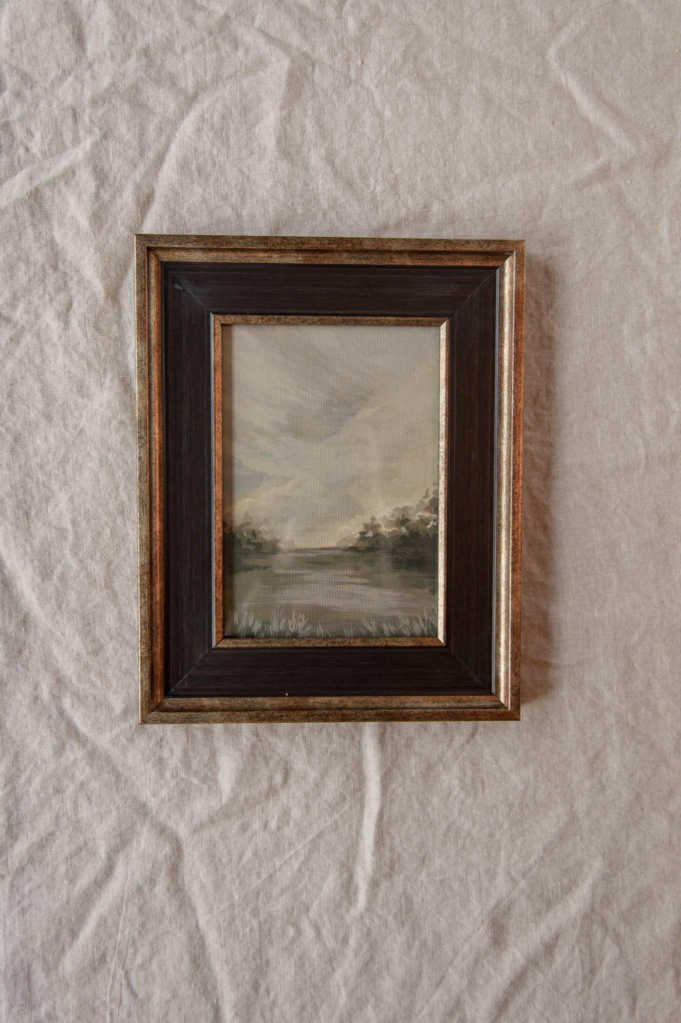 Antique Style Framed Art Print-Landscape-"Alive in the Light