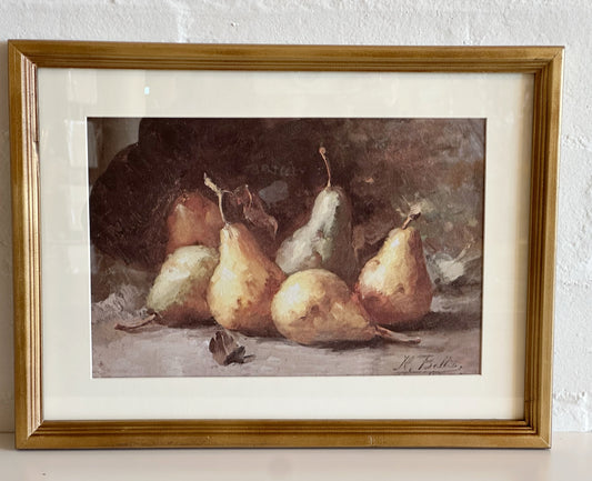 PEAR CANVAS WALL ART