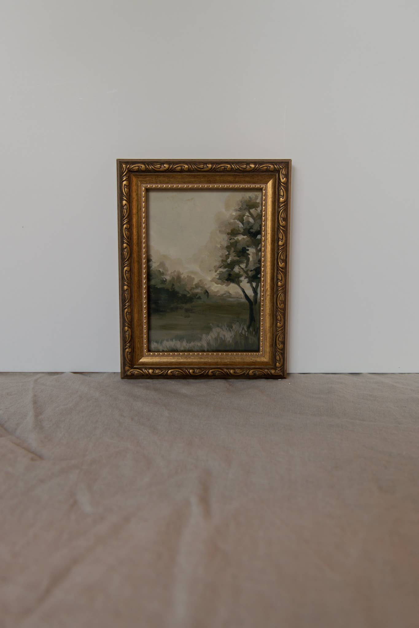 Antique Style Framed Art Print-Landscape-"Families Restored"