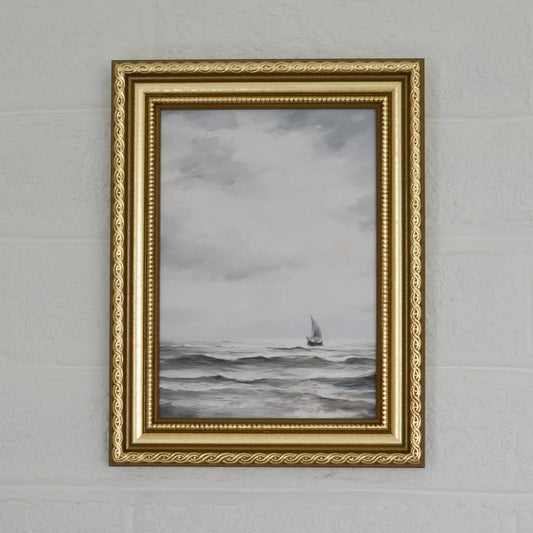 Sail Away Artwork: Gold Frame / 5x7
