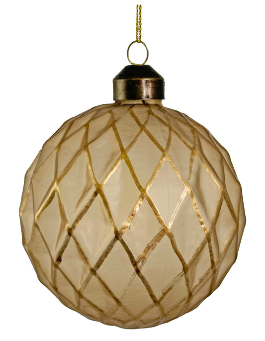 Gold Lines Ornament
