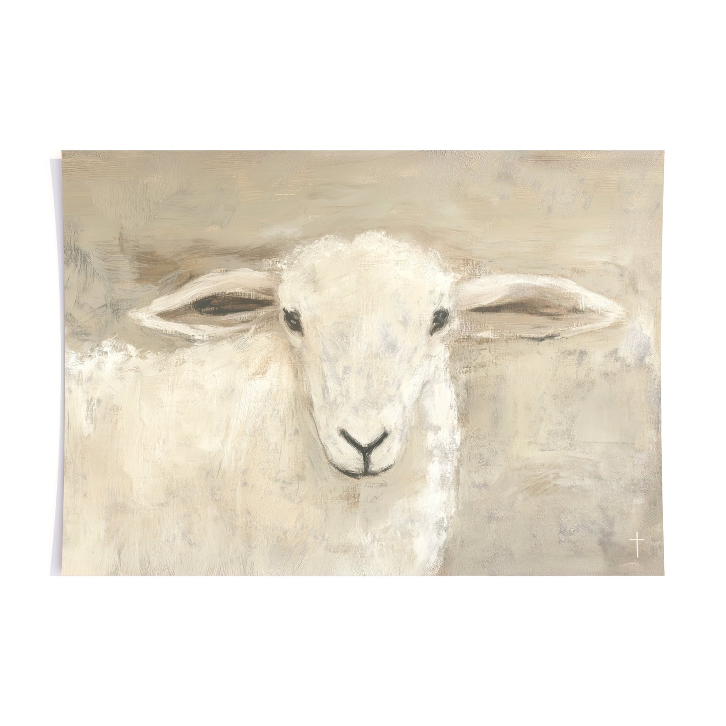Behold The Lamb print: (unframed) /5x7