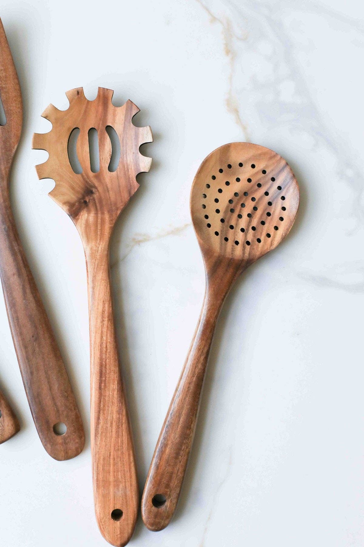 Teak Wood Long Handle Spoon: A