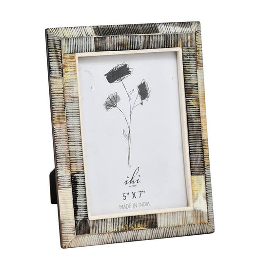 White Fish Horn Photo Frame Tapered 5x7