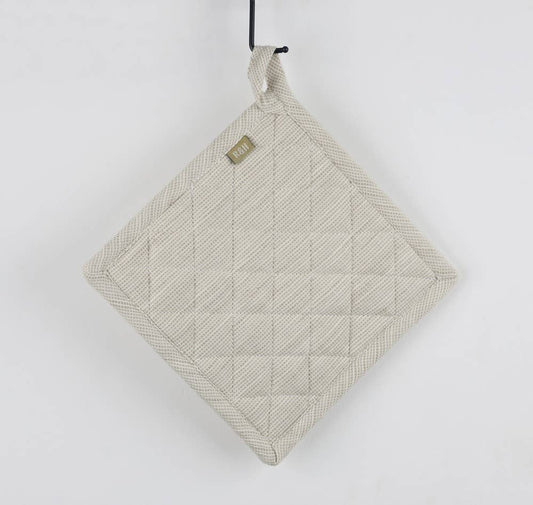 Potholder - Trivet - Slub Chambray Taupe