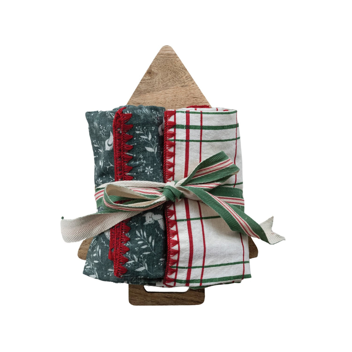 Towels & Tree Cheese Board, Set of 3