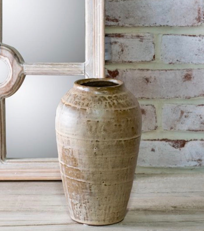 Beige Ceramic Vase