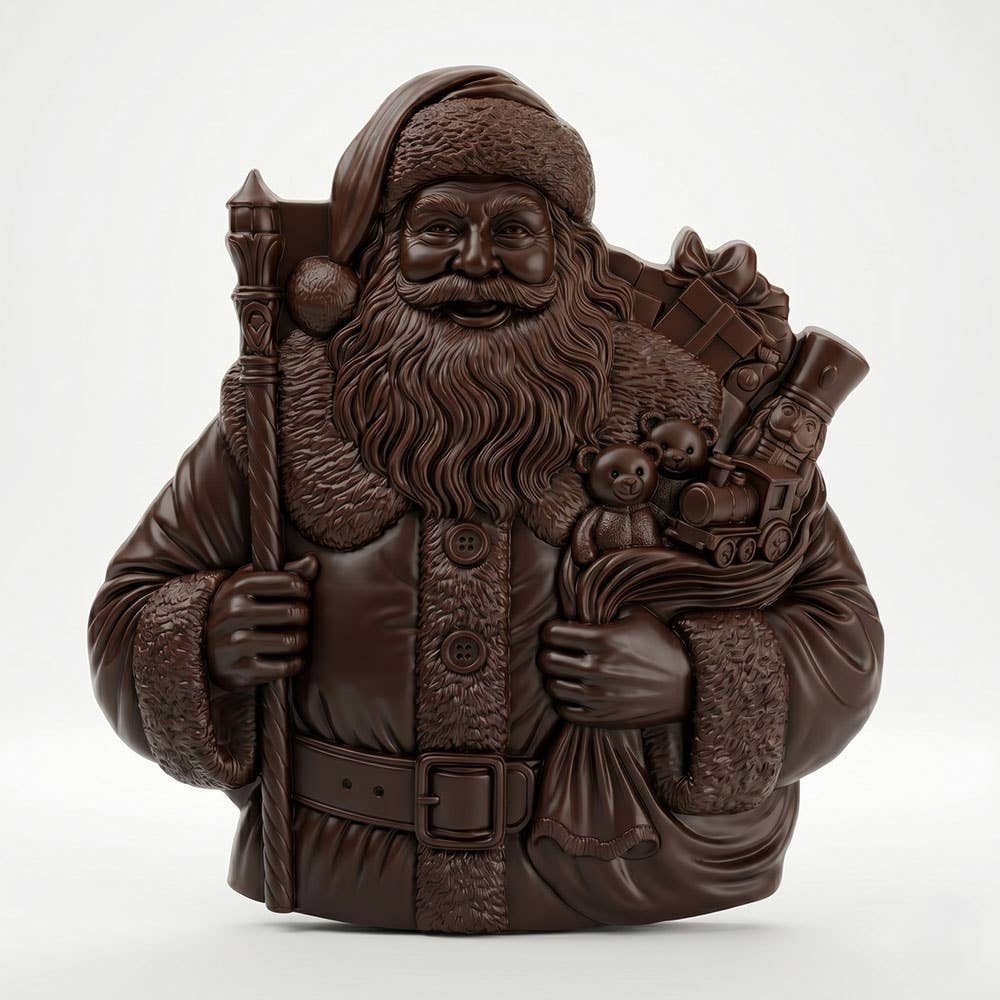 Premium Chocolate Santa Bites: Milk Chocolate