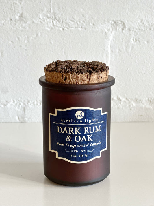 Dark Rum & Oak Candle