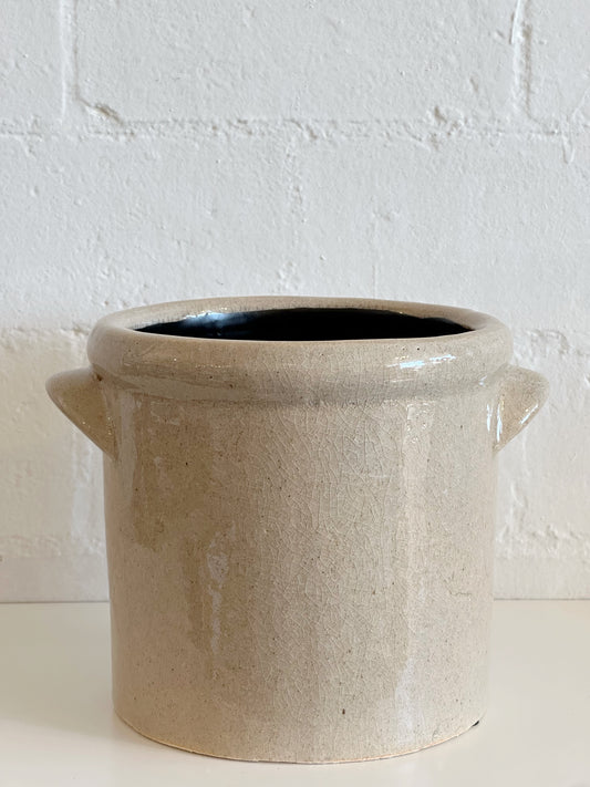 2 HANDLE CERAMIC CROCK